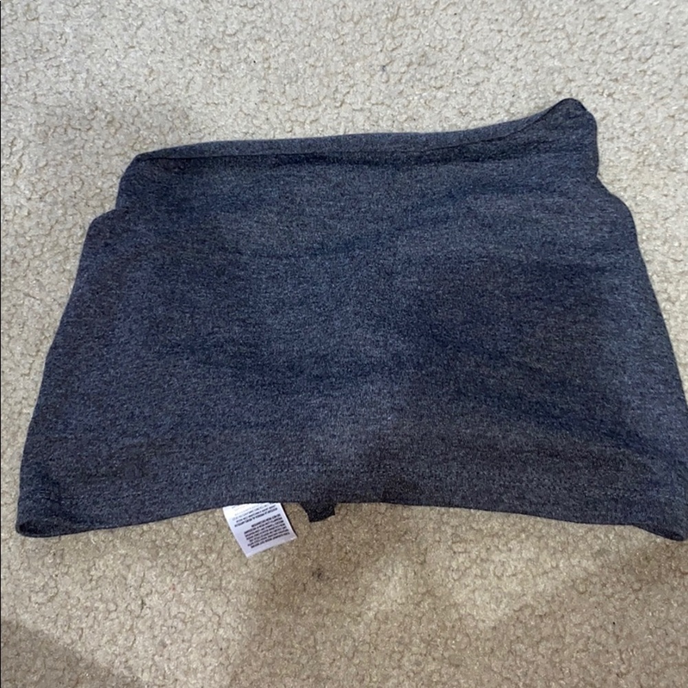 gray tube top